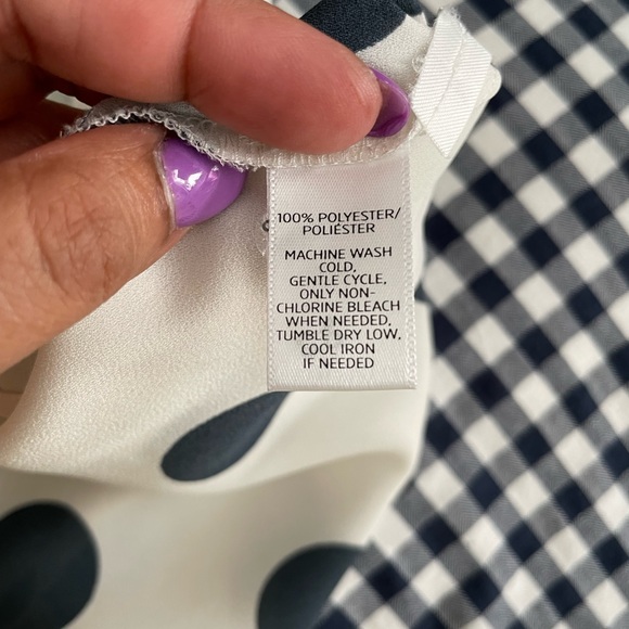 Ann Taylor ruffled V neck top - Picture 5 of 6